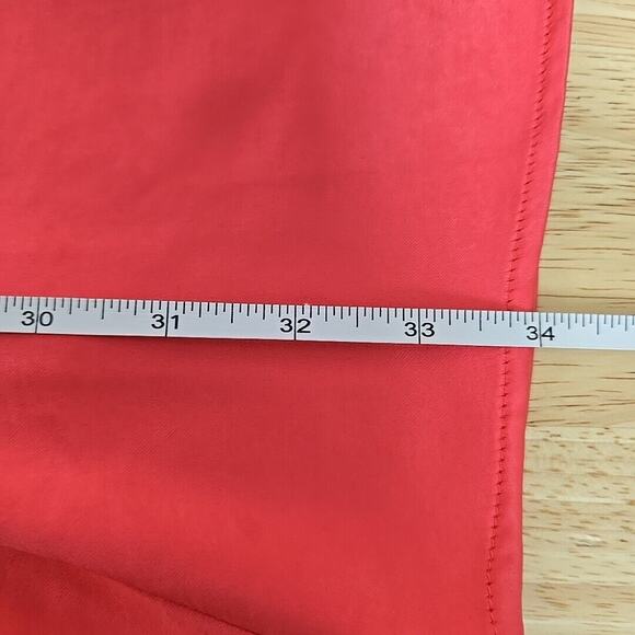 NWT A.L.C. Joss Ruched Asymmetric Satin Dress Size 0 Pink Barbiecore Long Sleeve - Picture 7 of 13